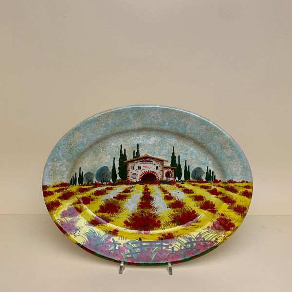 PA212C 38 - Oval tray cm. 37 x 27